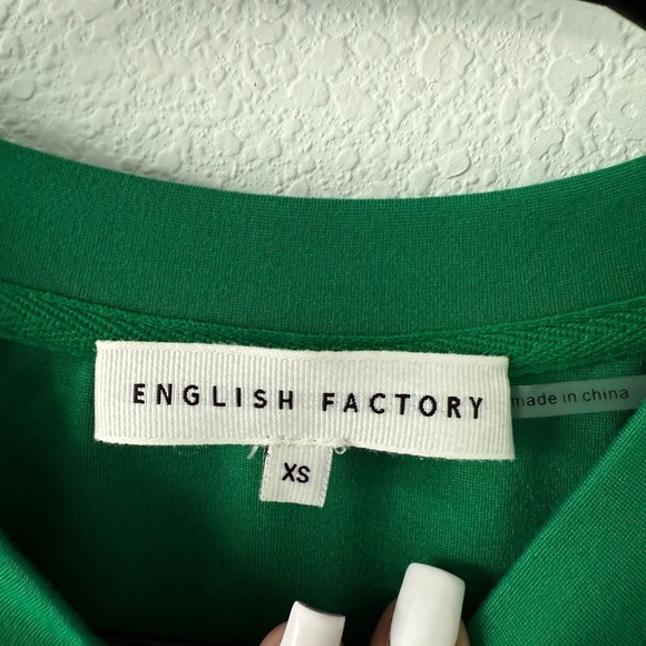 English Factory Vibrant Green Top - Picture 8 of 10